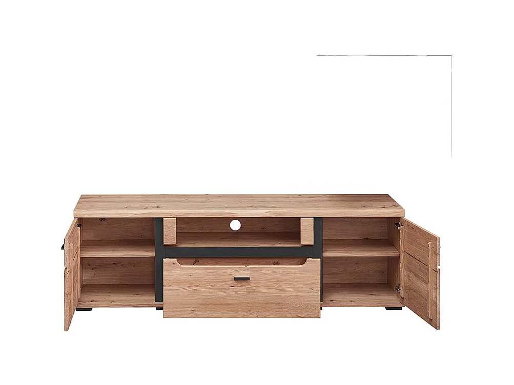 Fernsehtisch in Wildeichefarben Eschefarben