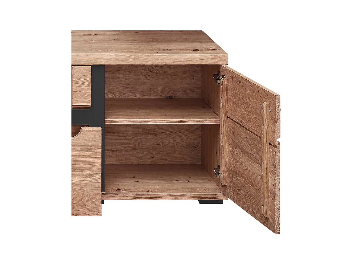 Fernsehtisch in Wildeichefarben Eschefarben