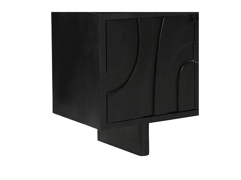 TV Sideboard Fernsehmöbel Front geschnitzt 4 türig