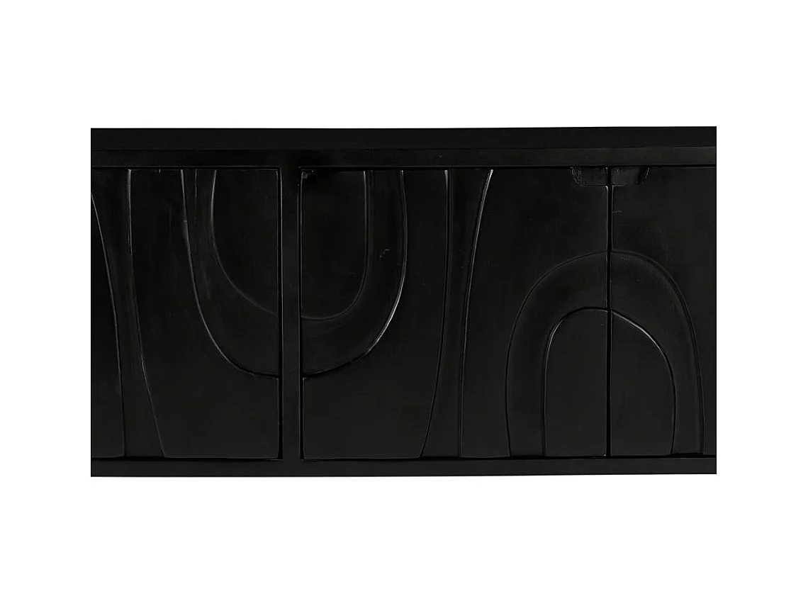 TV Sideboard Fernsehmöbel Front geschnitzt 4 türig