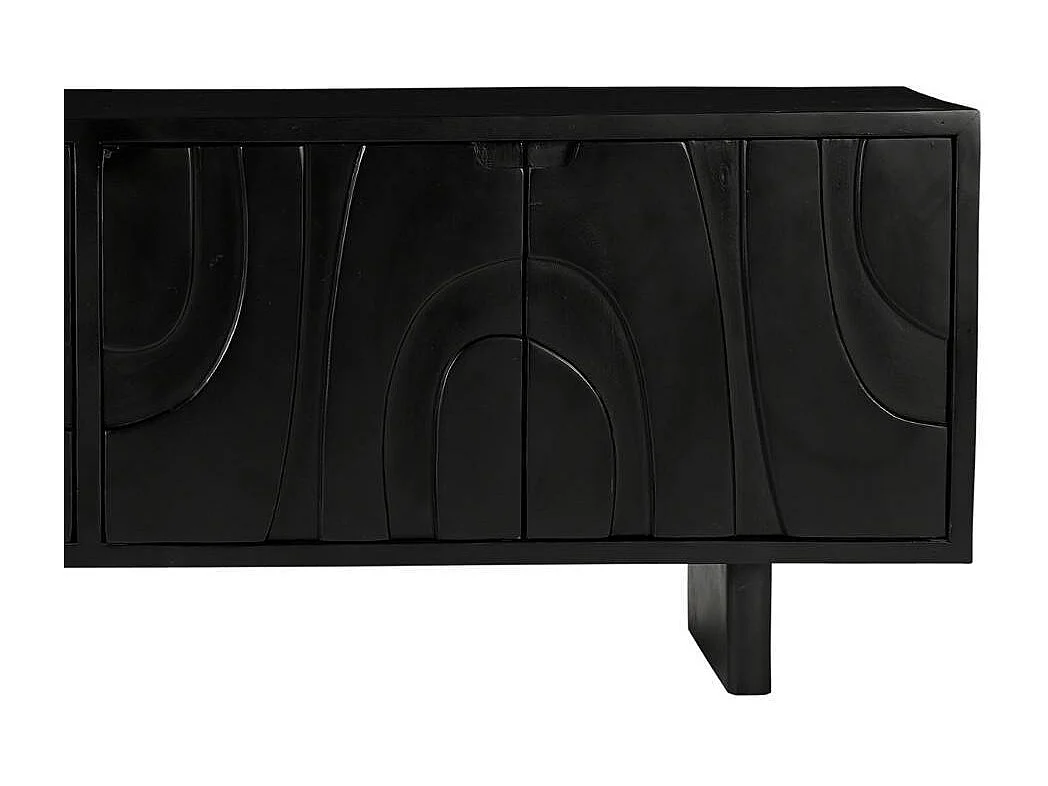 TV Sideboard Fernsehmöbel Front geschnitzt 4 türig