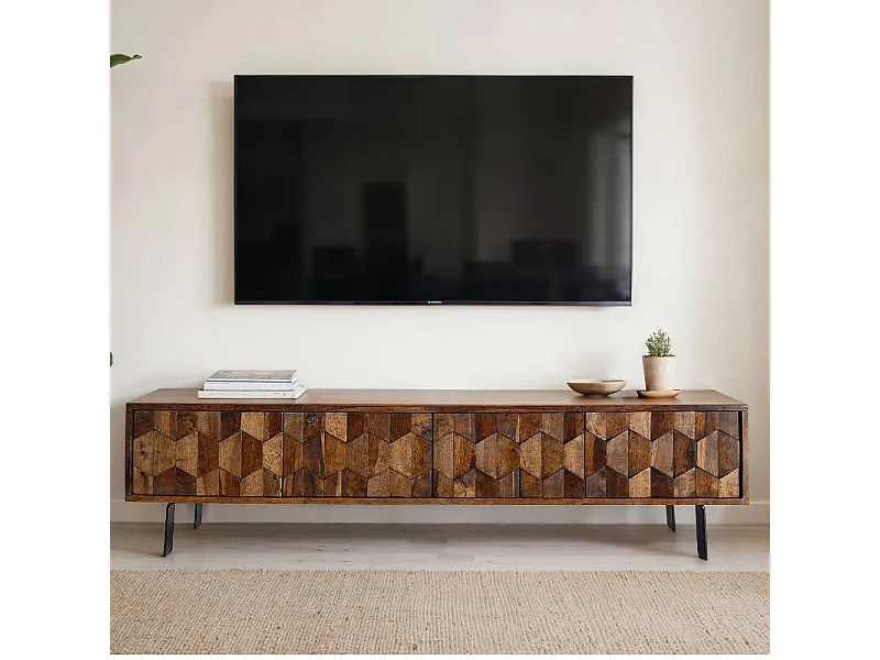 Fernsehschrank TV Bank in modernem Design 160 cm breit