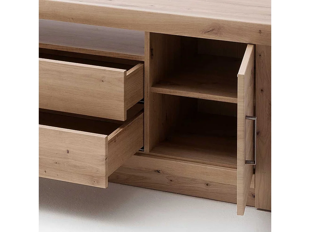 TV Kommode in Eichefarben 60 cm hoch