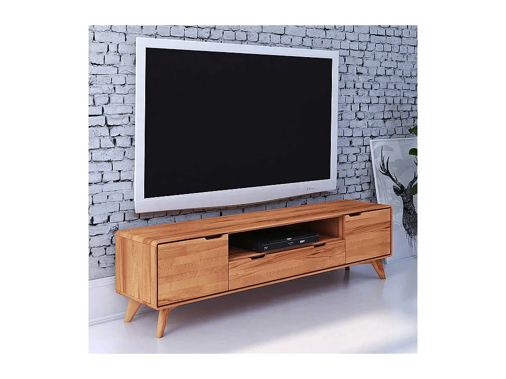 TV Sideboard aus Kernbuche Massivholz 180 cm breit