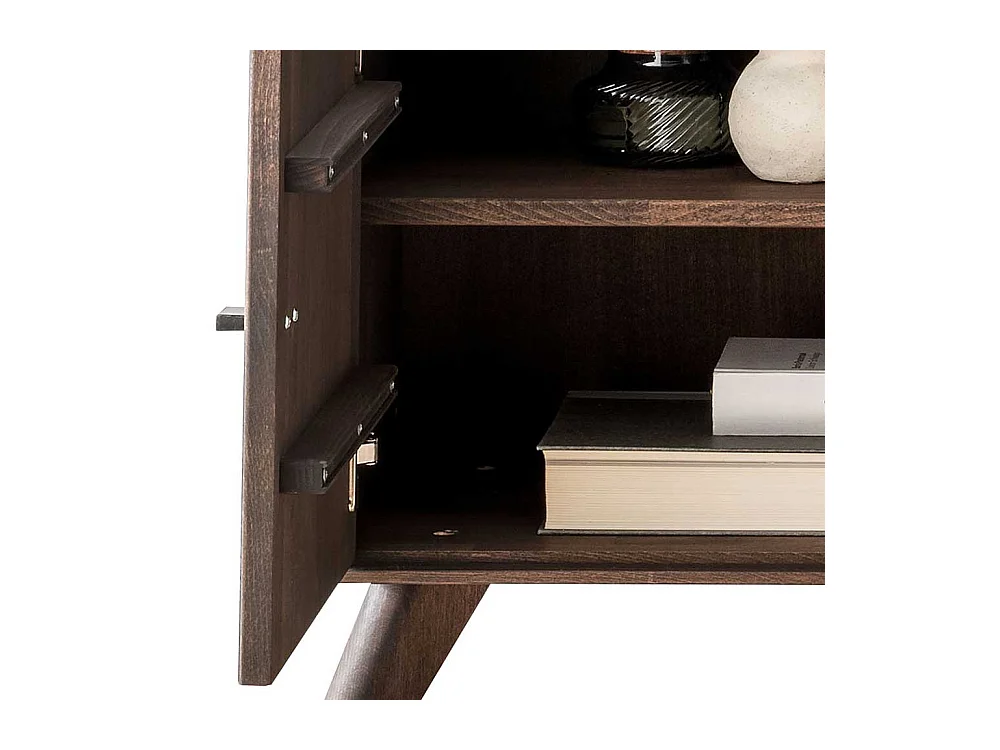 Fernsehmöbel Kernbuche braun in modernem Design 141 cm breit