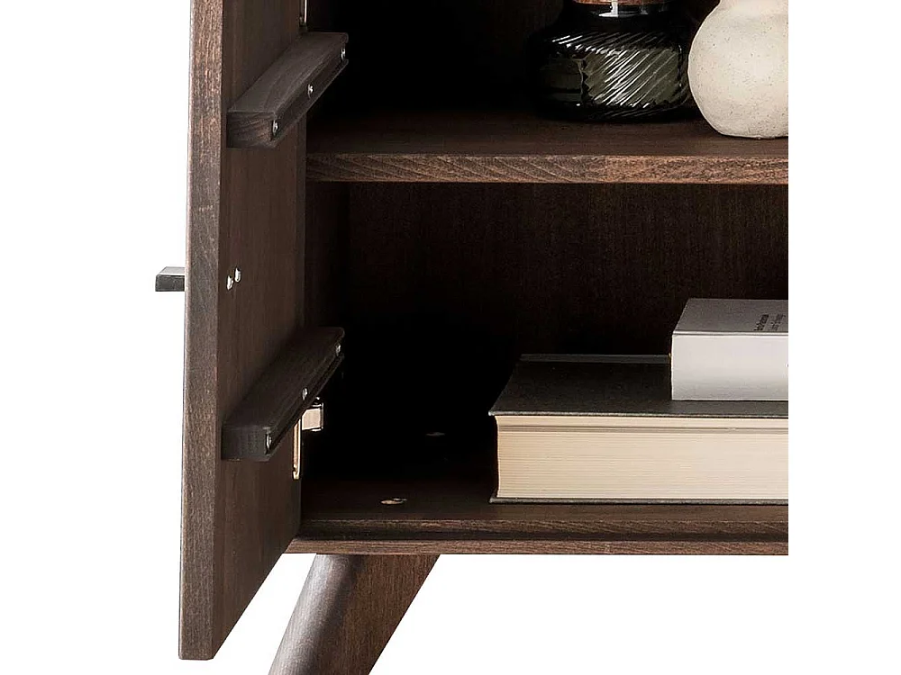 Fernsehmöbel Kernbuche braun in modernem Design 141 cm breit