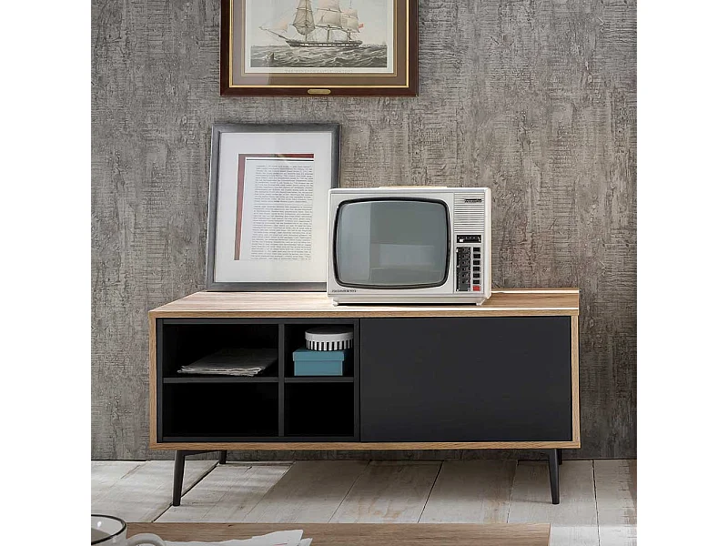 Kleines Fernsehboard in modernem Design 45 cm hoch - 98 cm breit