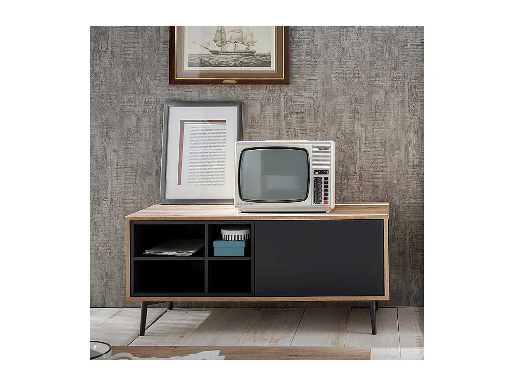 Kleines Fernsehboard in modernem Design 45 cm hoch - 98 cm breit