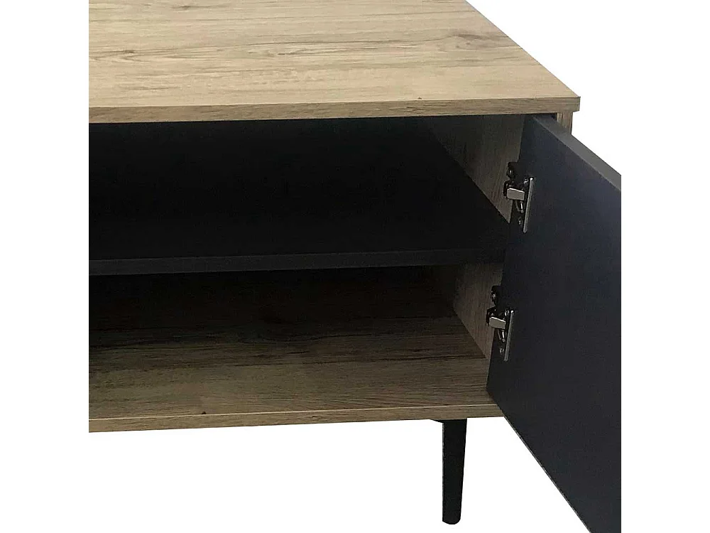 Kleines Fernsehboard in modernem Design 45 cm hoch - 98 cm breit