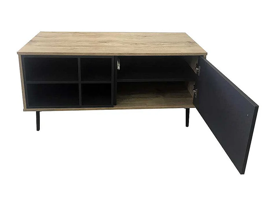 Kleines Fernsehboard in modernem Design 45 cm hoch - 98 cm breit