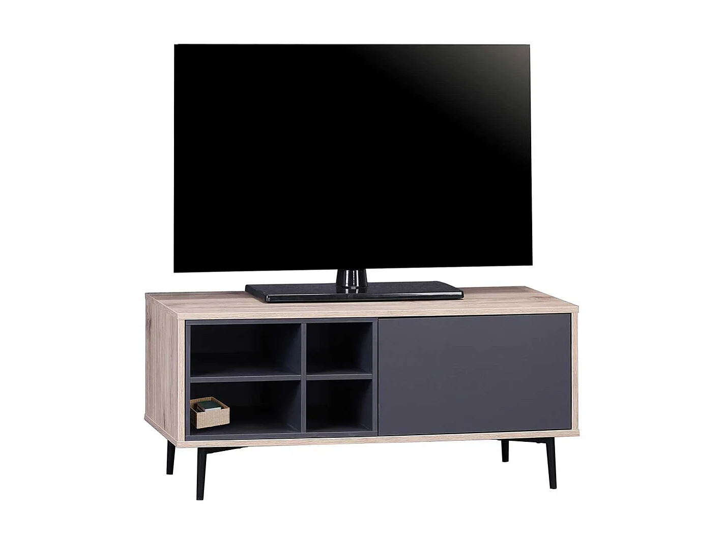 Kleines Fernsehboard in modernem Design 45 cm hoch - 98 cm breit