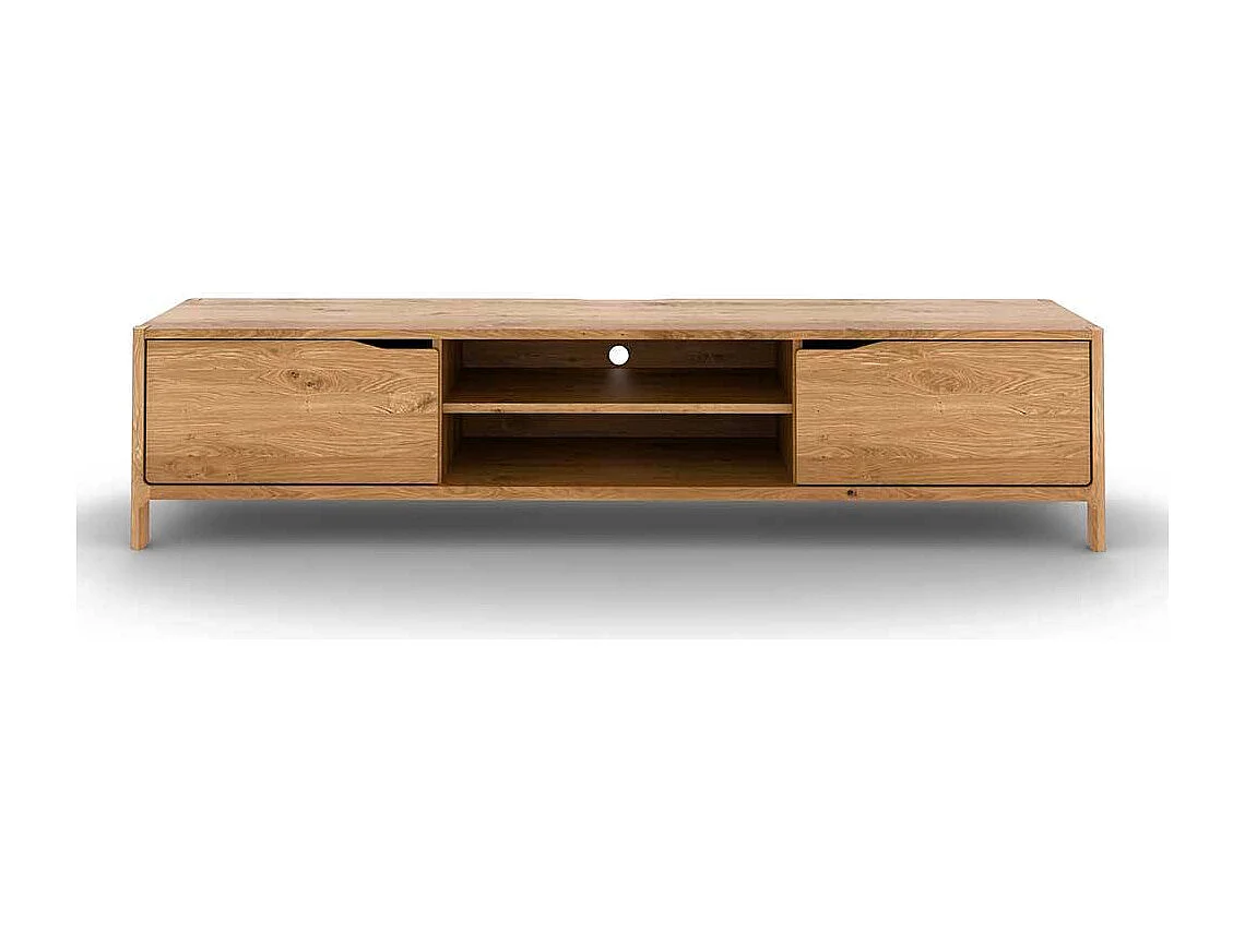 TV Board Lowboard mit offenen Fächern und Türen