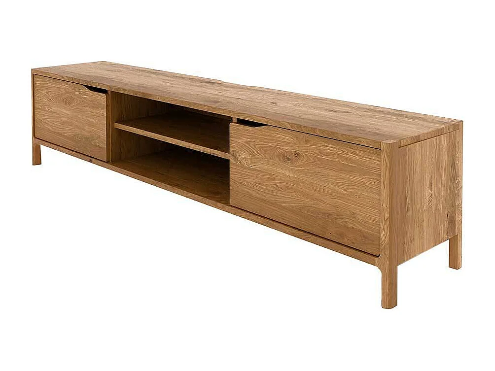 TV Board Lowboard mit offenen Fächern und Türen