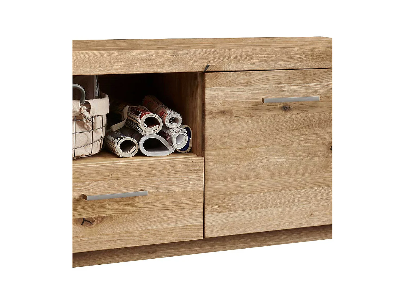 TV Lowboard aus Wildeiche Massivholz geölt