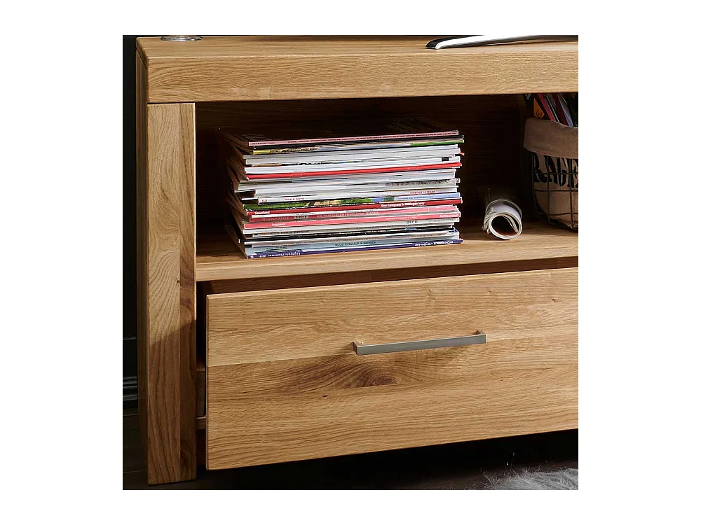 TV Lowboard aus Wildeiche Massivholz geölt