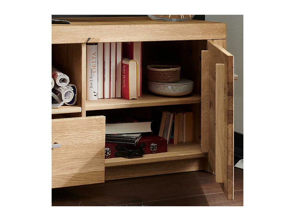 TV Lowboard aus Wildeiche Massivholz geölt