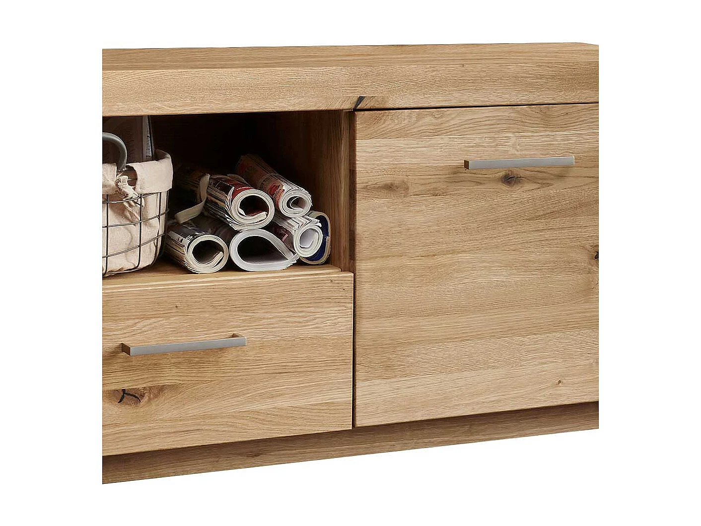 TV Lowboard aus Wildeiche Massivholz geölt