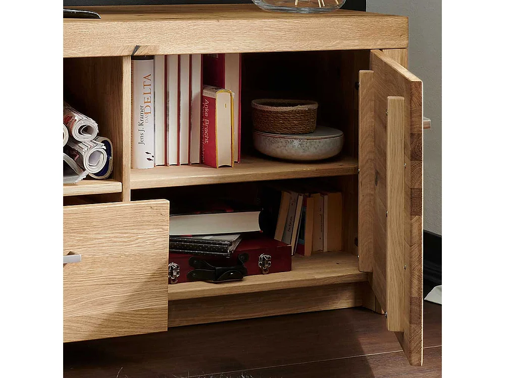 TV Lowboard aus Wildeiche Massivholz geölt