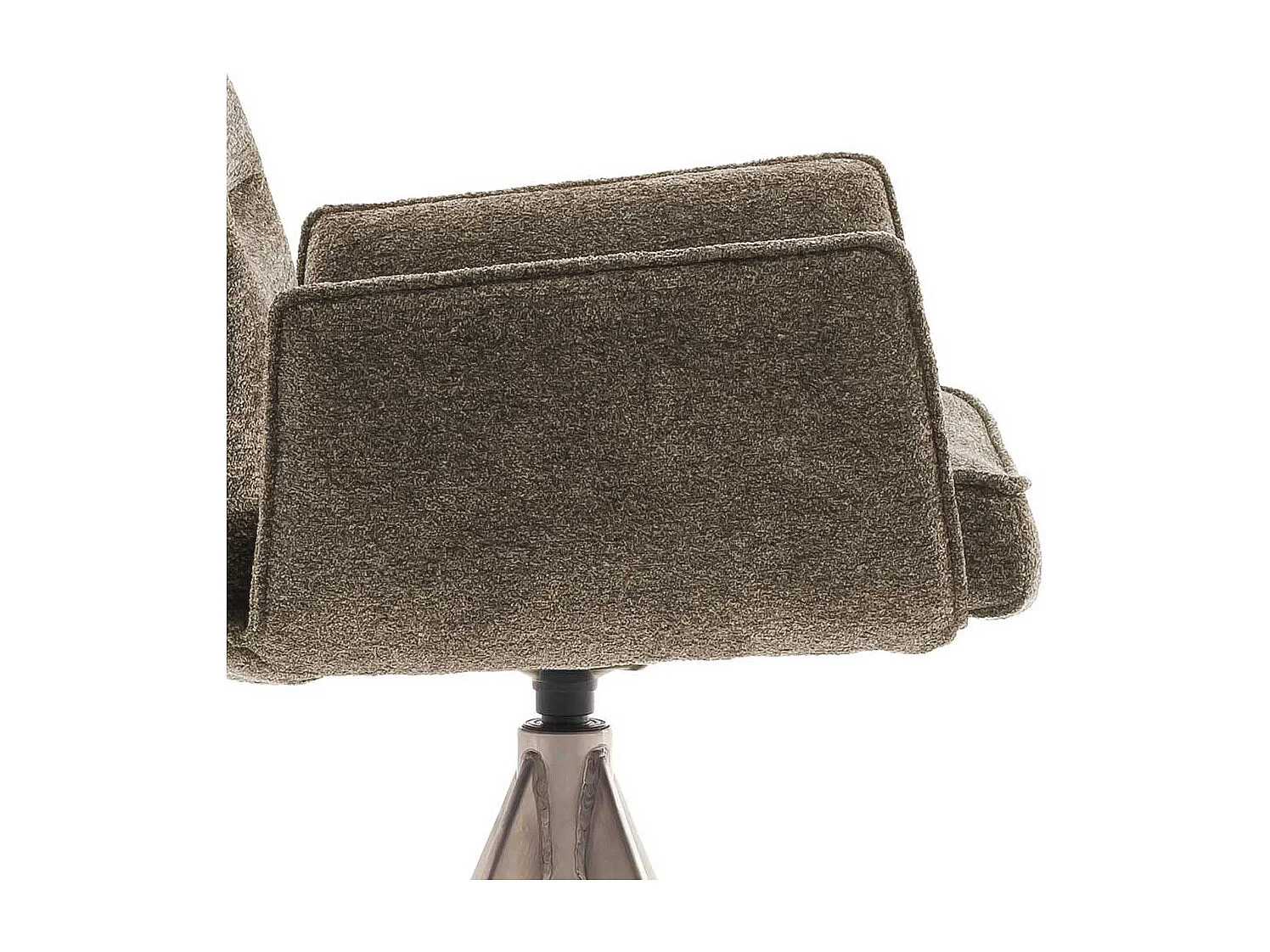 Barhocker Barstuhl mit Armlehnen und Fußgestell aus Metall (2er Set)