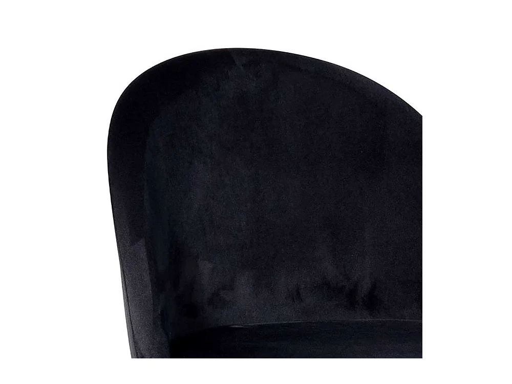 Barstuhl Tresenhocker in Schwarz und Goldfarben (2er Set)