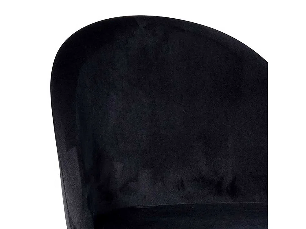 Barstuhl Tresenhocker in Schwarz und Goldfarben (2er Set)