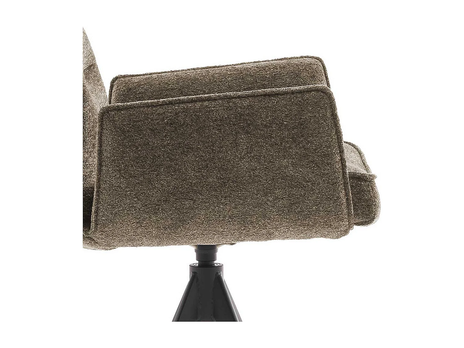 Barhocker Tresenstuhl mit Armlehnen und Fußgestell aus Metall (2er Set)