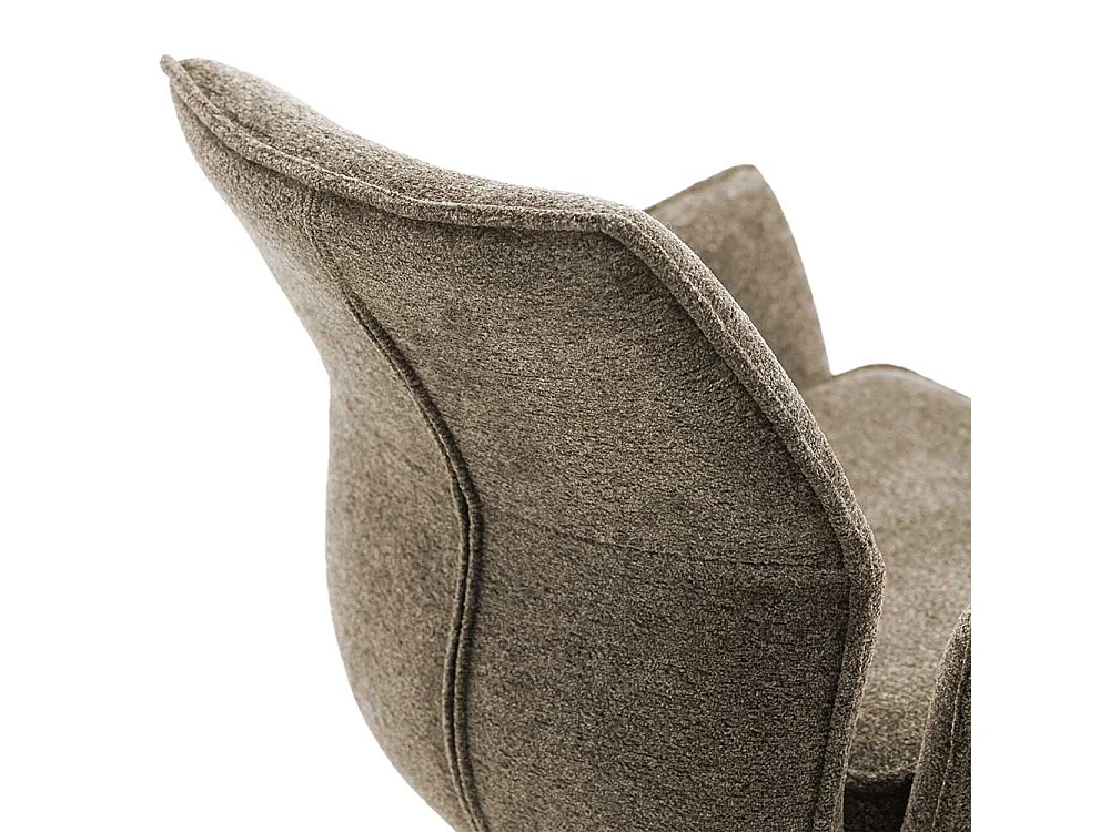 Barhocker Tresenstuhl mit Armlehnen und Fußgestell aus Metall (2er Set)