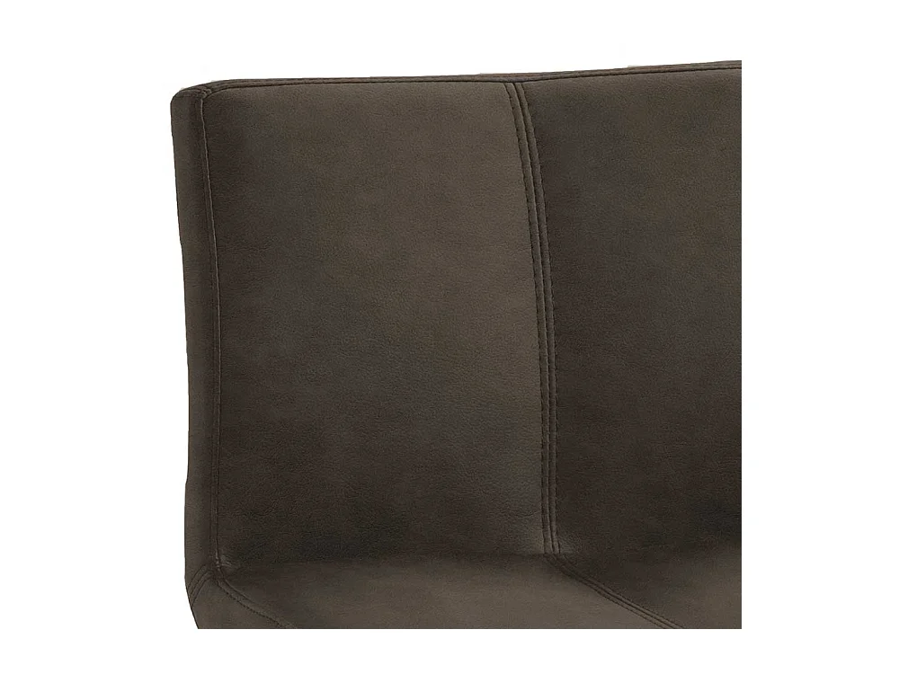 Barhocker mit gebürstetem Edelstahl Gestell 79 cm Sitzhöhe