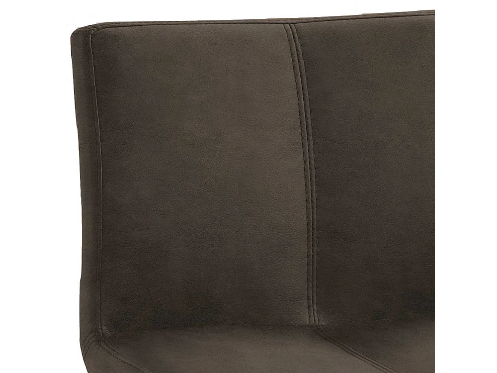 Barhocker mit gebürstetem Edelstahl Gestell 79 cm Sitzhöhe