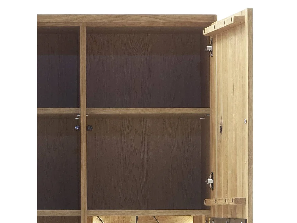 Vitrine Wohnzimmerschrank in modernem Design mit Glastür