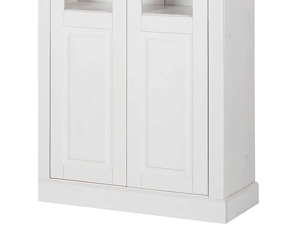 Vitrine Vitrinenschrank mit Glastüren im Landhausstil