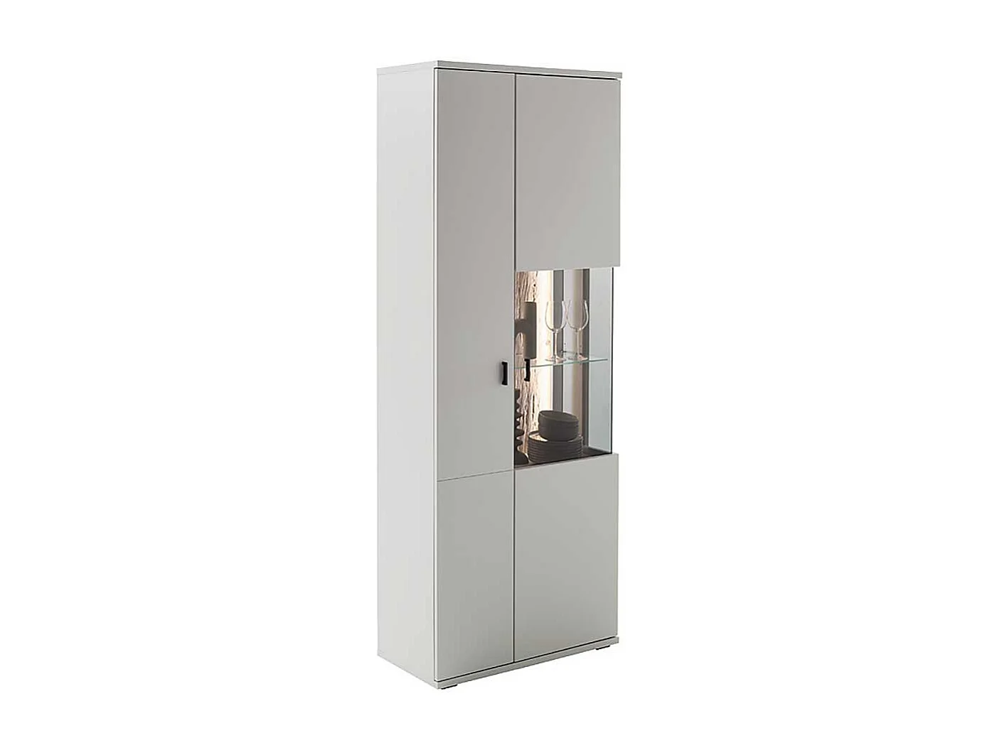 Esszimmer Vitrine in modernem Design 199 cm hoch