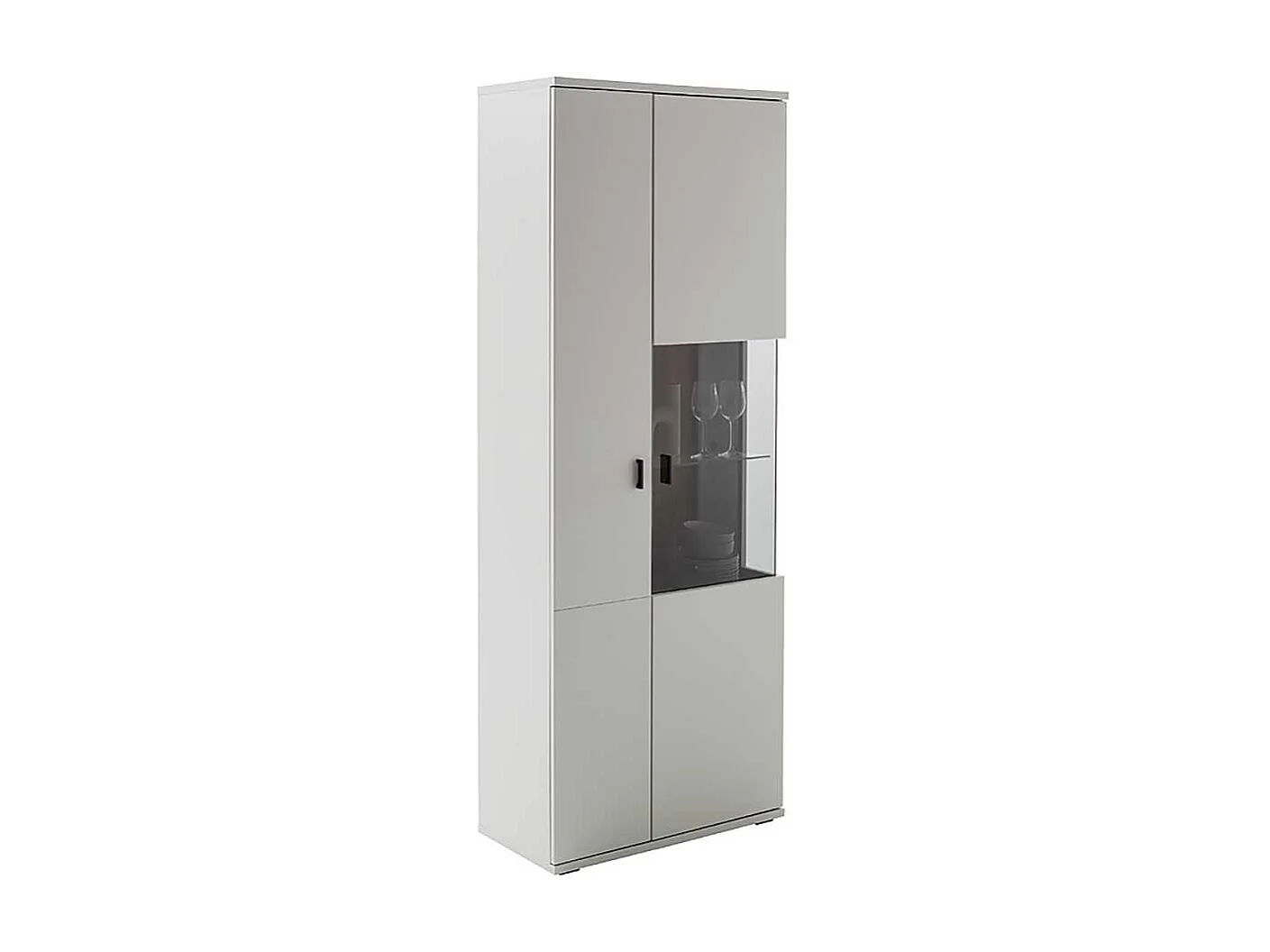 Esszimmer Vitrine in modernem Design 199 cm hoch