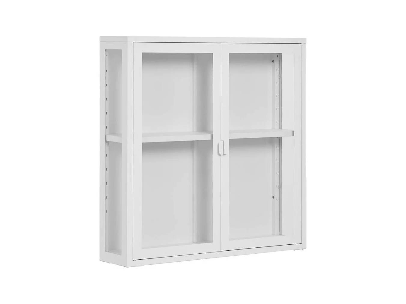 Vitrine Haengevitrine 2 tuerig fuer die Wandmontage