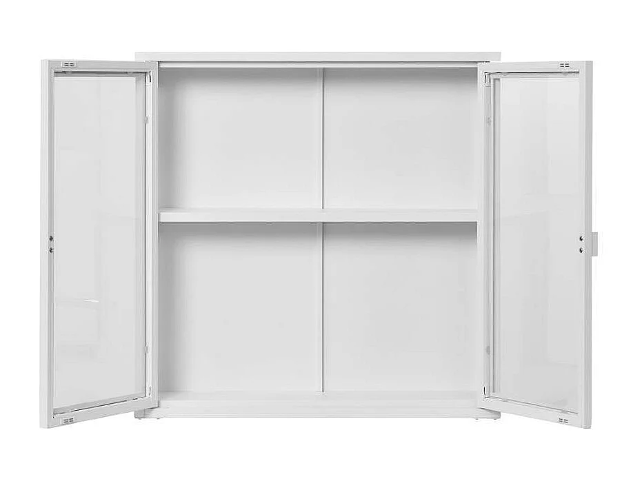 Vitrine Haengevitrine 2 tuerig fuer die Wandmontage