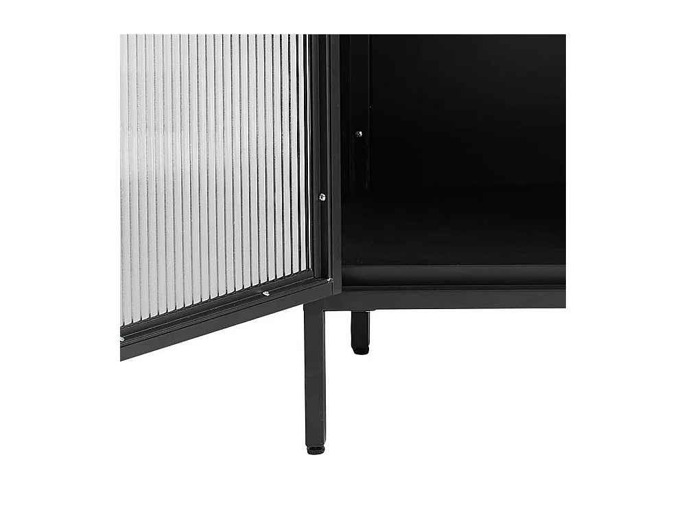 Schrank Vitrine im Industry und Loft Stil Glastür