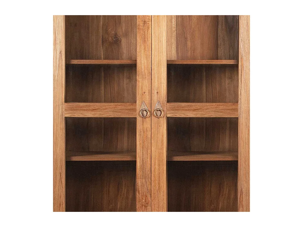 Massivholz Vitrine aus Teak online kaufen
