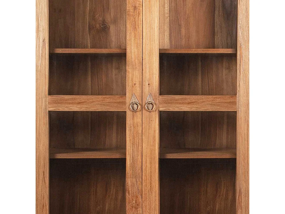 Massivholz Vitrine aus Teak online kaufen