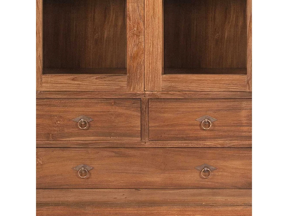 Massivholz Vitrine aus Teak online kaufen
