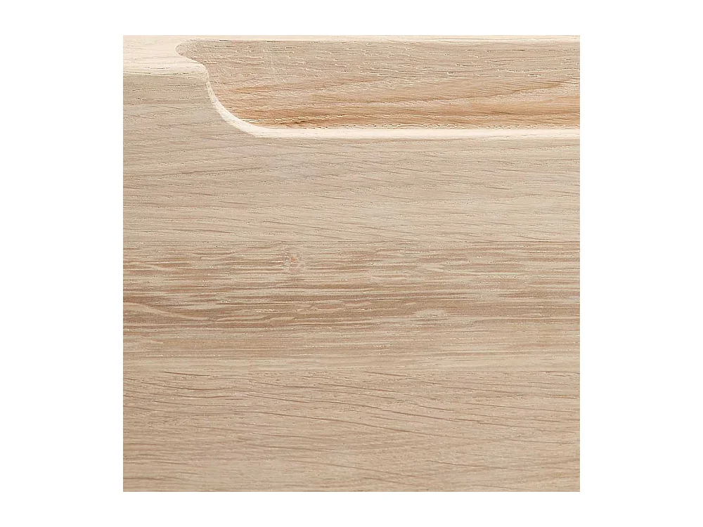 Massivholz Vitrine aus Eiche Bianco geölt 90 cm breit