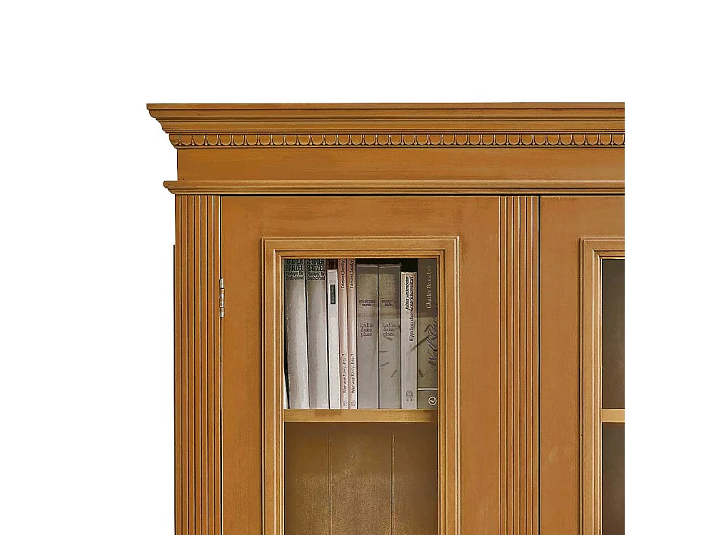 Massivholz Vitrine aus Fichte ge�lt abschlie�bar