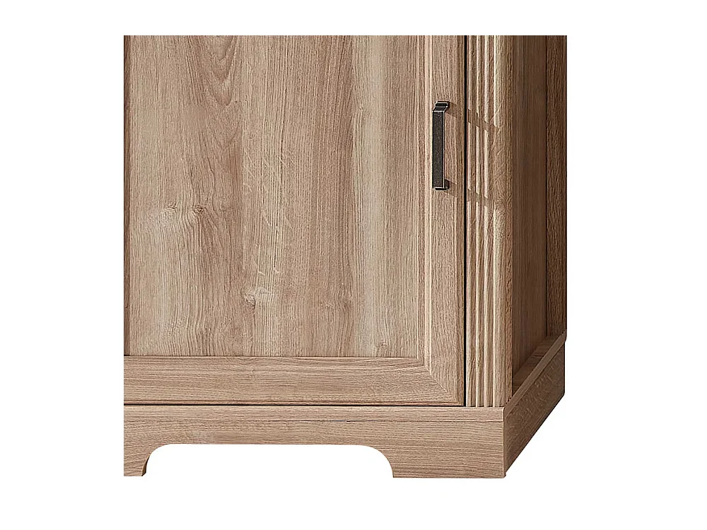 Vitrinenschrank mit LED Beleuchtung Landhausstil