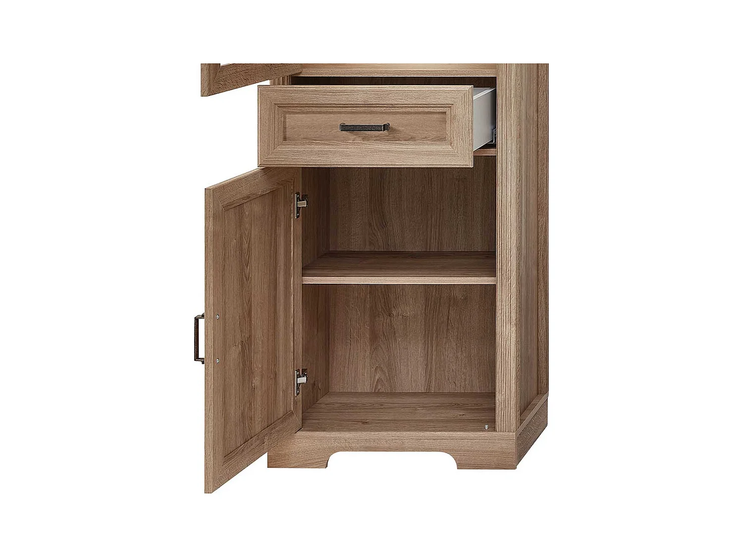 Vitrinenschrank mit LED Beleuchtung Landhausstil