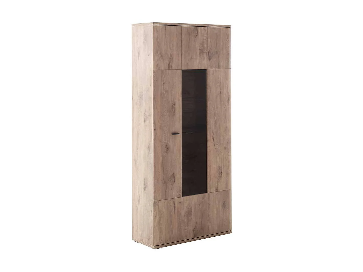 Vitrine Holzoptik Wildeiche 90 cm breit modernem Design