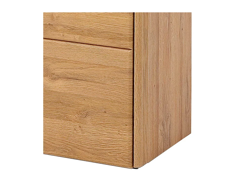 Schrank Vitrine in Wildeichefarben Landhaus Design