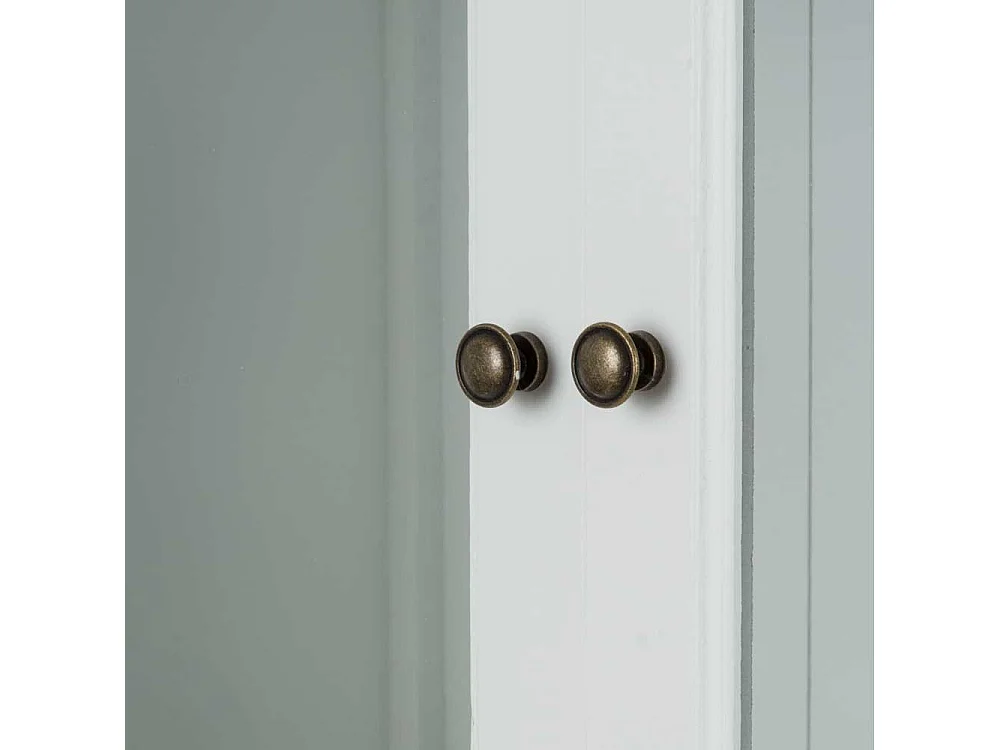 Vitrinenschrank mit Weinregal Landhaus