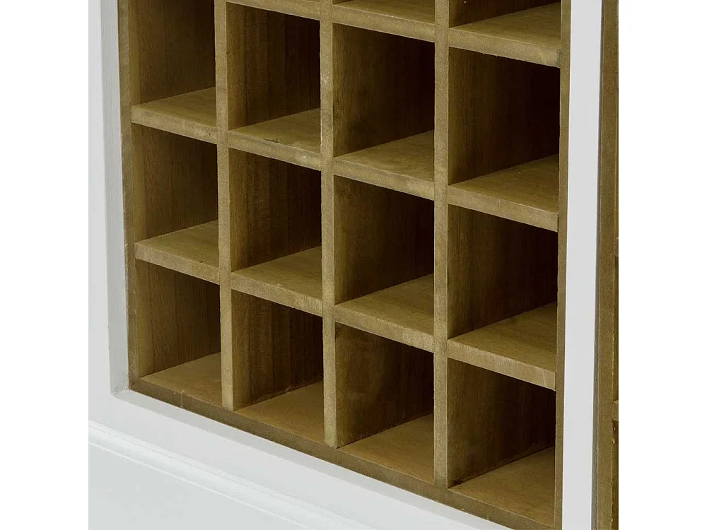 Vitrinenschrank mit Weinregal Landhaus