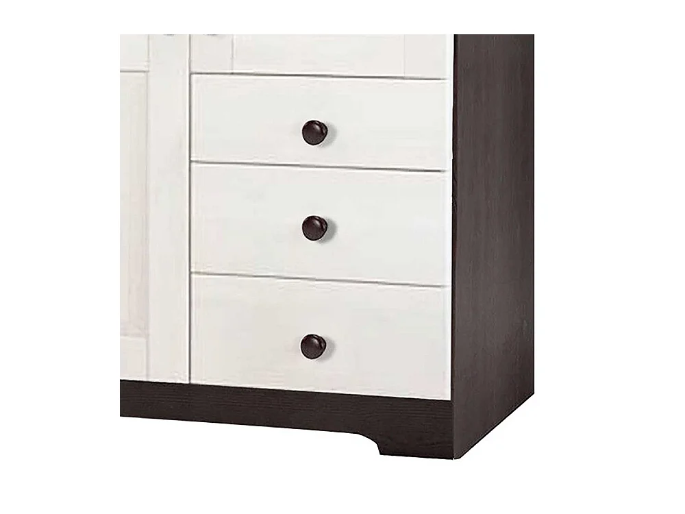 Vitrine Schrank Vitrine mit Glastüren und Schubladen