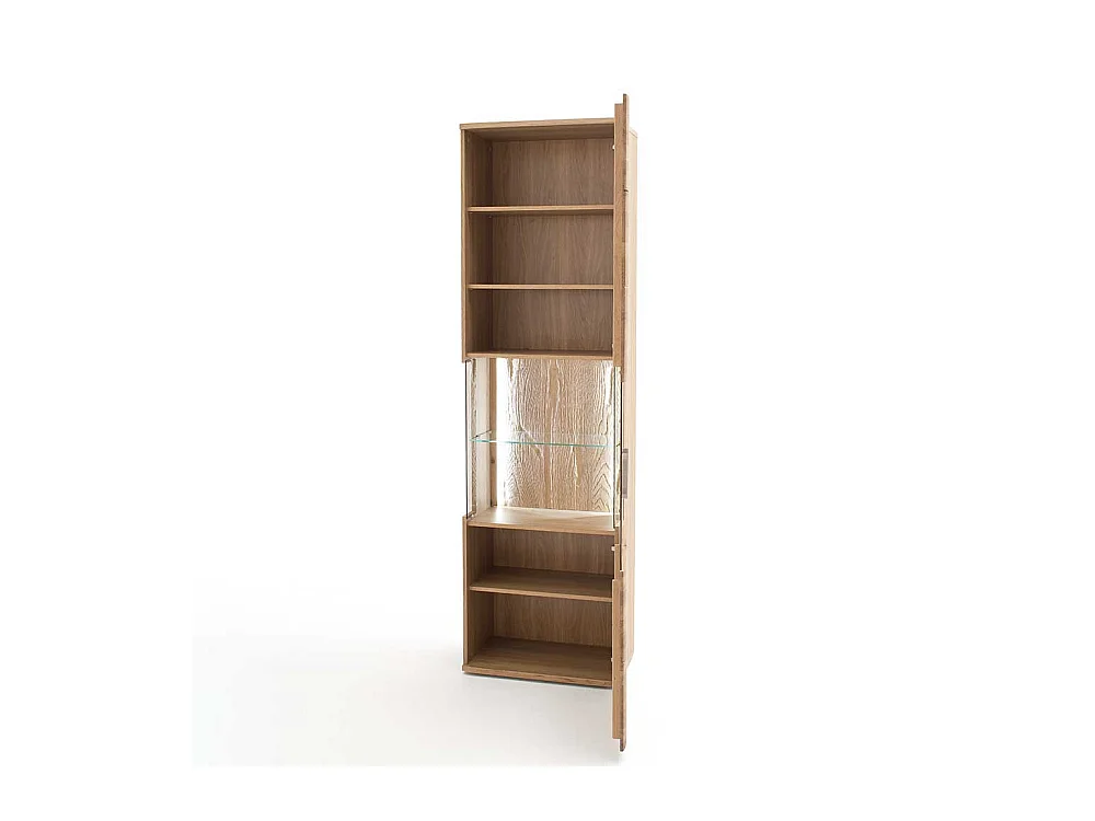 Vitrine aus Eiche Bianco geölt 1 türig