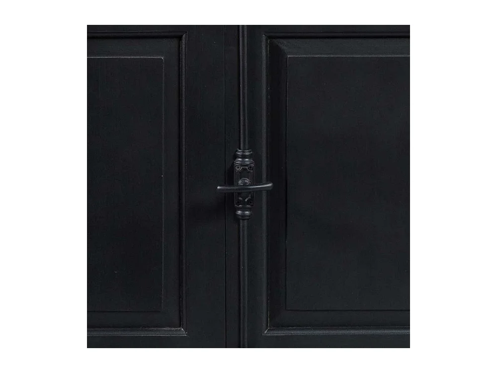 Schrank Vitrine 4 türig 130 cm breit 230 hoch